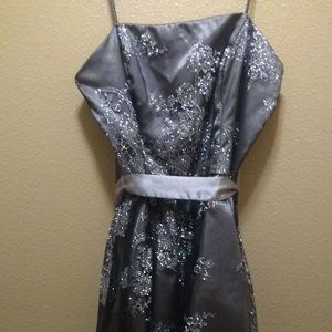 Silver party dress size 13/14